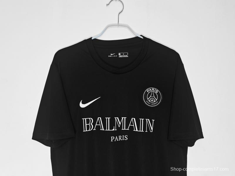 Retro 2020 PSGx Balmain Black Jersey