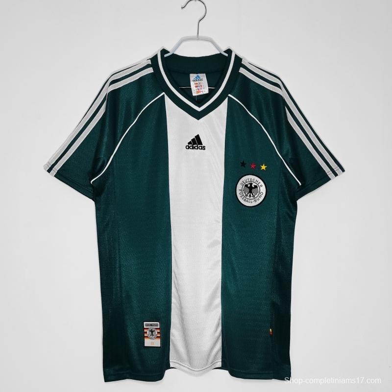 Retro 1998 Germany Away Soccer Jersey