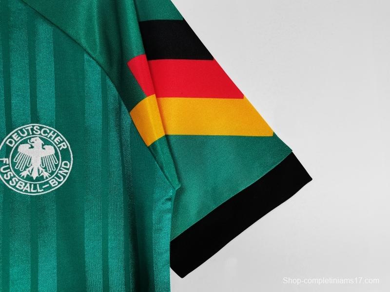 Retro 1992 Germany Away Soccer Jersey