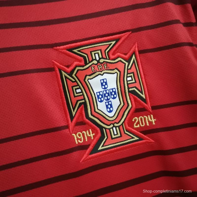 Retro 2014 Portugal Home Soccer Jersey