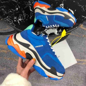 Men Balenciaga Triple-S 2 Blue Sneaker