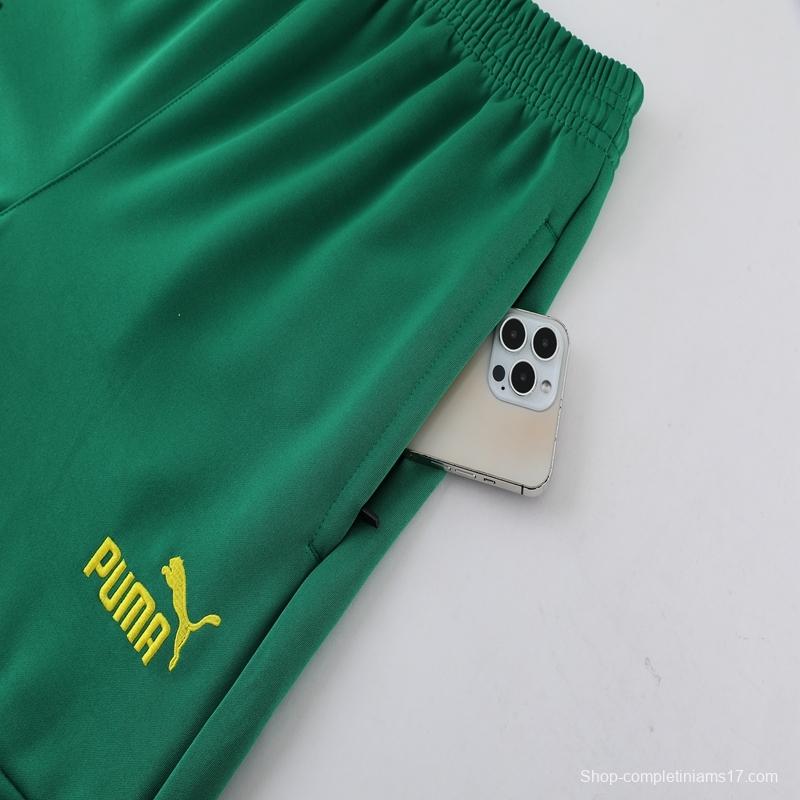 2022 Senegal Green Full Zipper Tracksuit