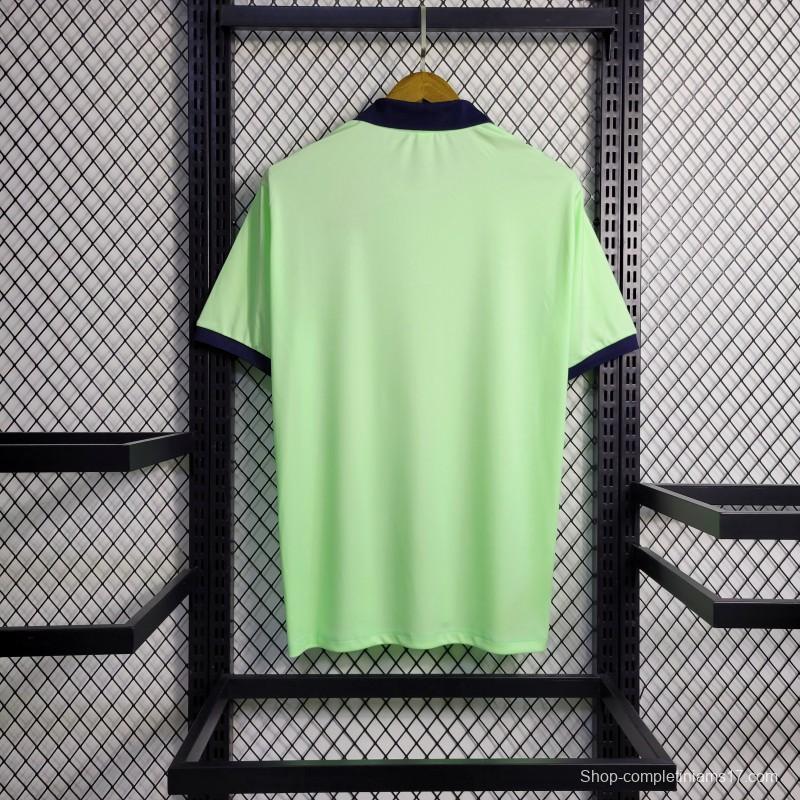 2023 Brazil Light Green POLO Jersey