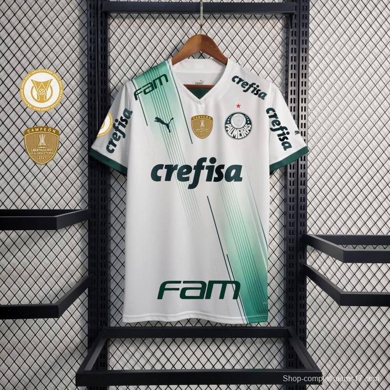 23/24 Palmeiras Away Jersey +With Full Sponsors+Patches