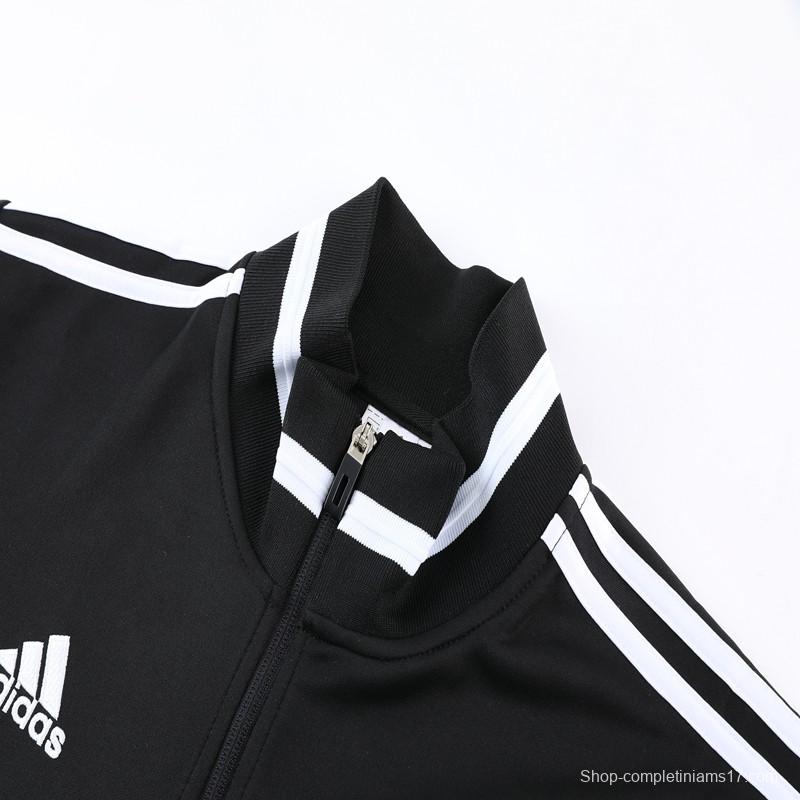 2023 Adidas Black White Full Zipper Jacket +Pants