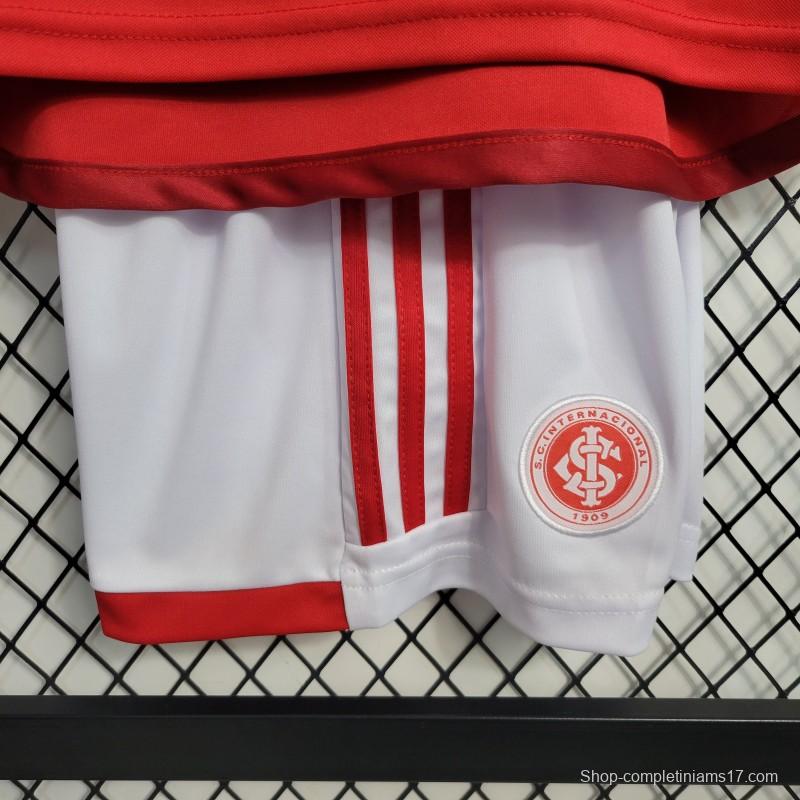 23-24 KIDS SC Internacional Home Jersey Size 16-28