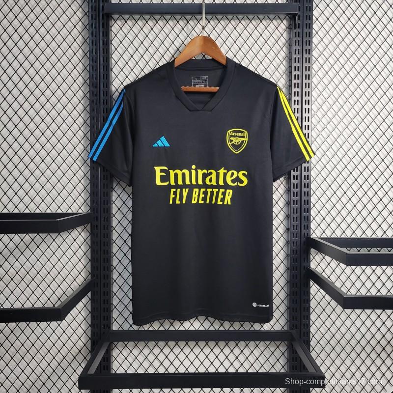 23-24 Arsenal Black Training Jersey