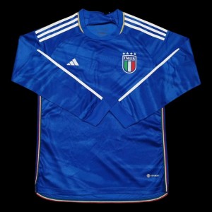 2023 Italy Home Long Sleeve Jersey