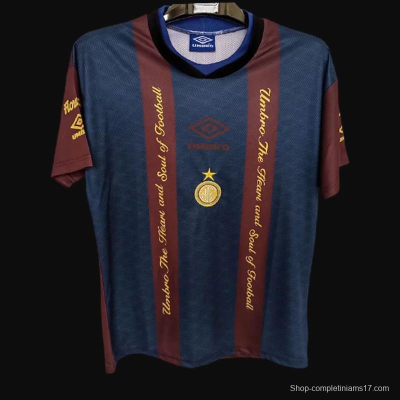 Retro 94/95 Inter Milan Training Jersey Wine Color Jersey