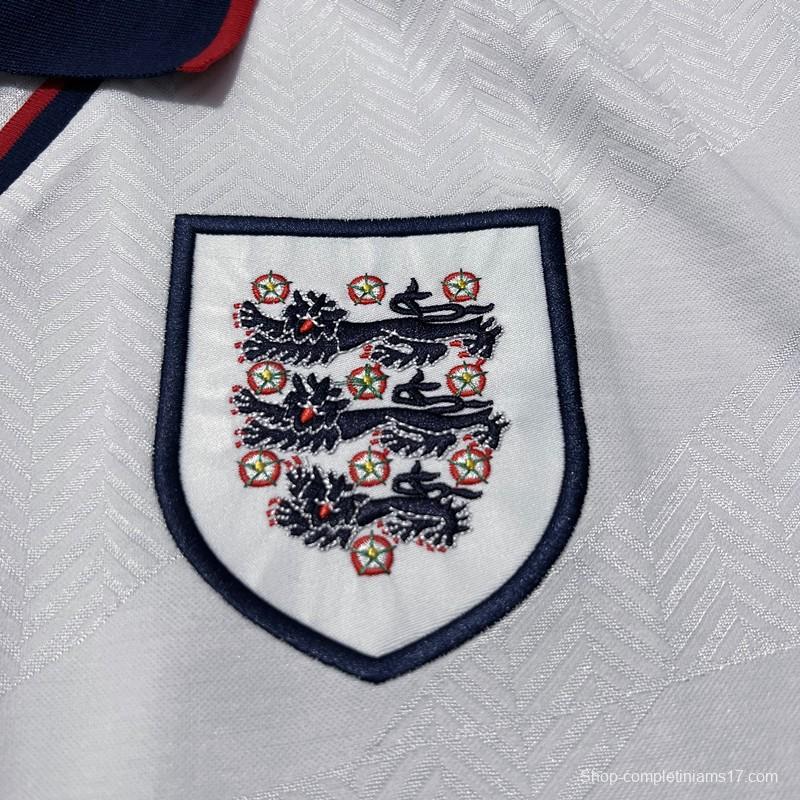 Retro 94/95 England At Home Soccer Jersey