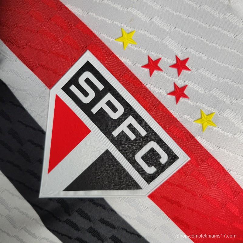 Player Version 23-24 Sao Paulo Home Jersey