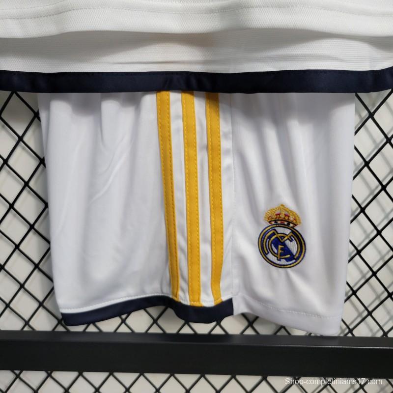 23-24 Kids Real Madrid Home Jersey