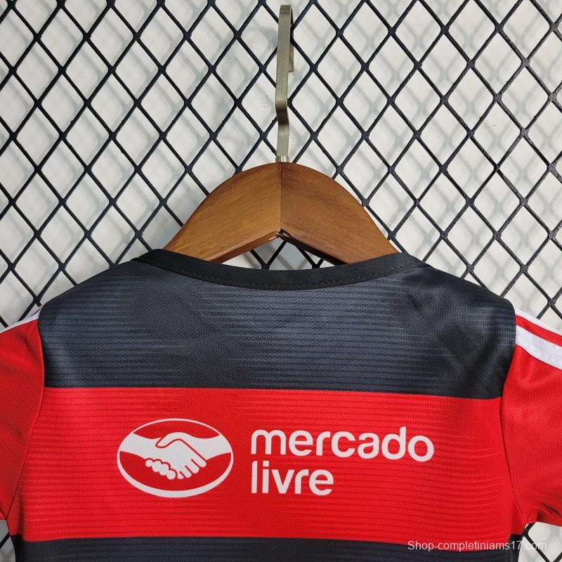 23-24 Flamengo Home Soccer Jersey Baby  6-18 Month