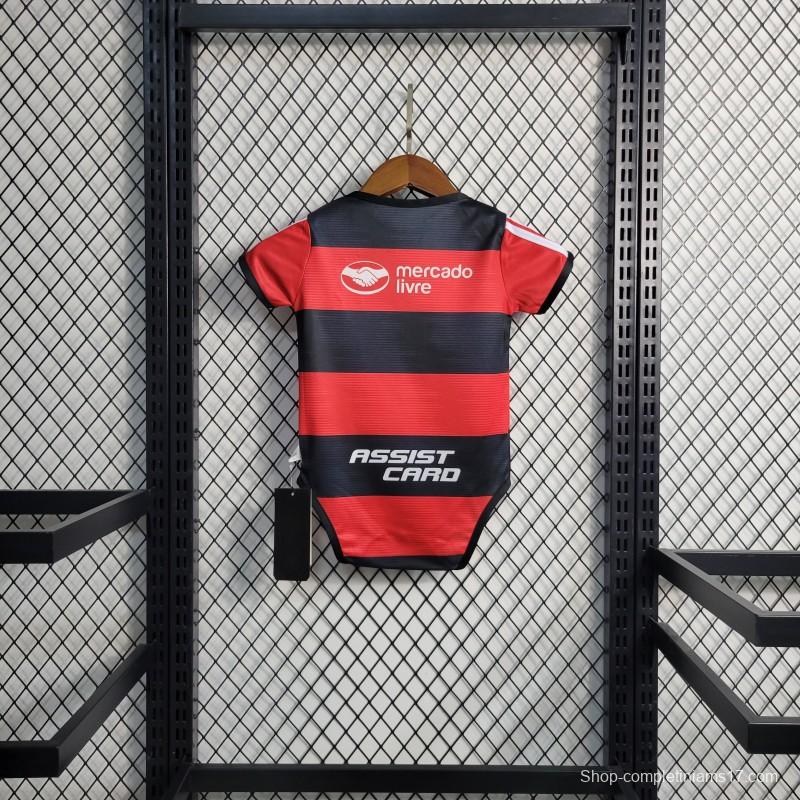 23-24 Flamengo Home Soccer Jersey Baby  6-18 Month