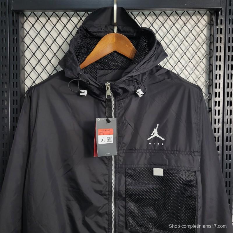 2023 Nike Jordan Black Windbreaker