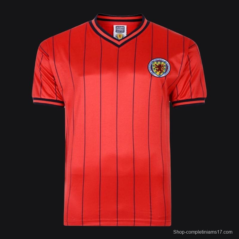 Retro 1982 Scotland Away Red Jersey