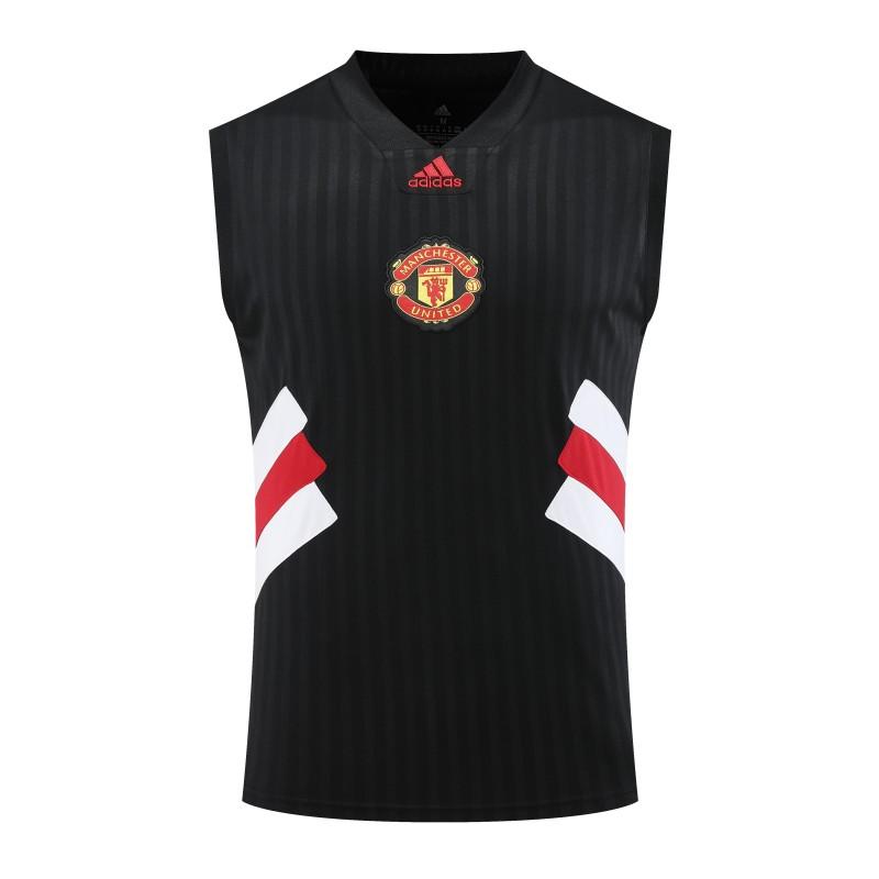 23-24 Manchester United Black Remake Icon Vest Jersey+Shorts