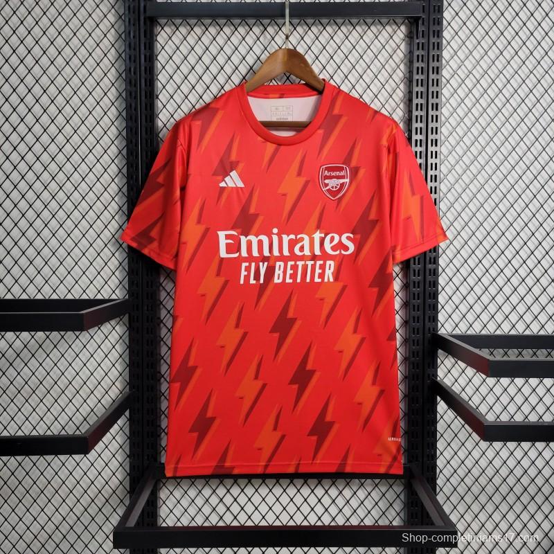 23-24 Arsenal Red Training Jersey