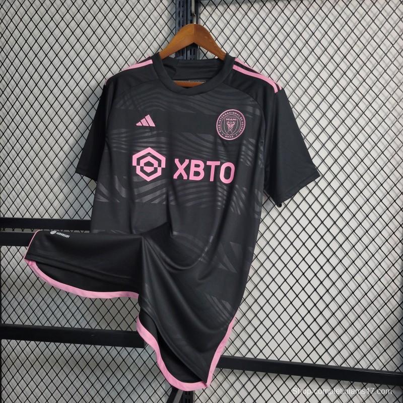 23-24 Inter Miami Away MESSI  Black Jersey