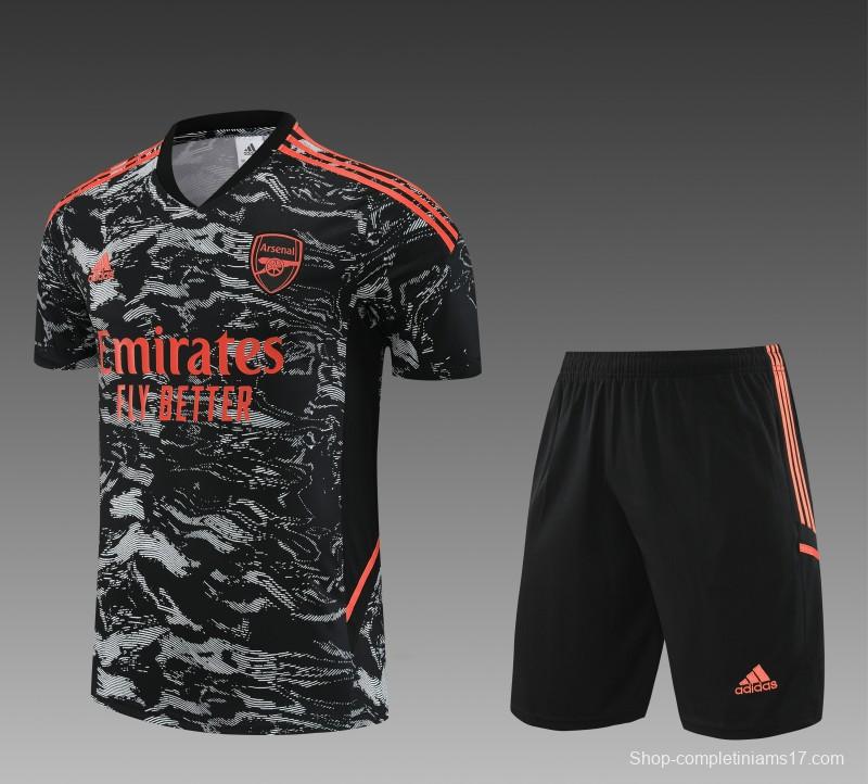 23 24 Arsenal Black Special Short Sleeve+Shorts