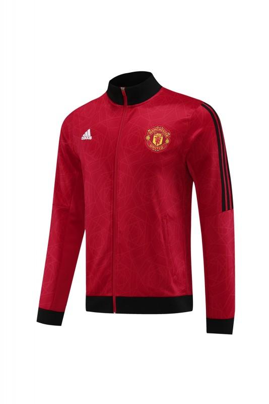 23/24 Manchester United Red Full Zipper Jacket+Pants