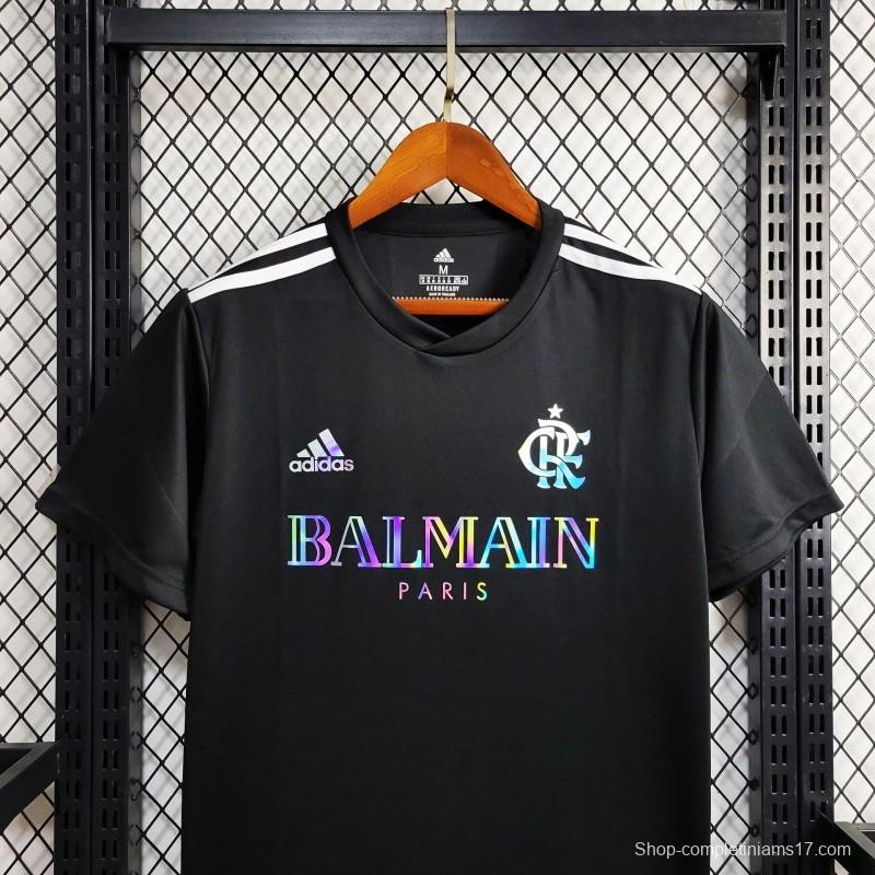 24/25 Flamengo x Balmain  Black Training Jersey