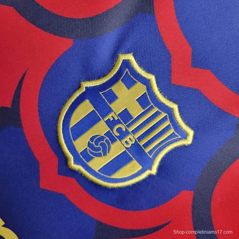 Player Version 23/24 Barcelona Academy Pro Pre-Match Blue Jersey