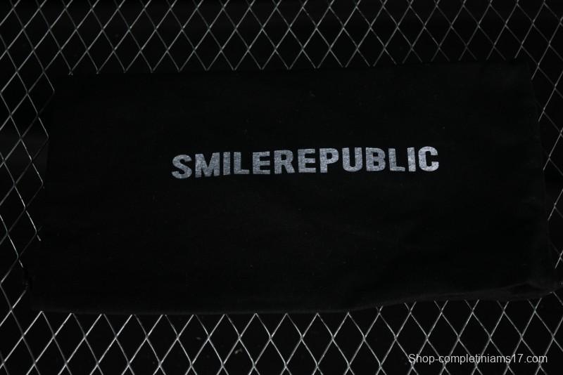 SMILEREPUBLIC Mint Manbo Light Blue Checkered Open Smile Platform Canvas Shoes - G.D4