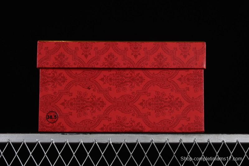 Nike Court Borough Chinese Traditional Style - Happy Marriage Custom Low-Top Skateboarding Shoes Non-Slip and Wear-Resistant - BQ5448-007