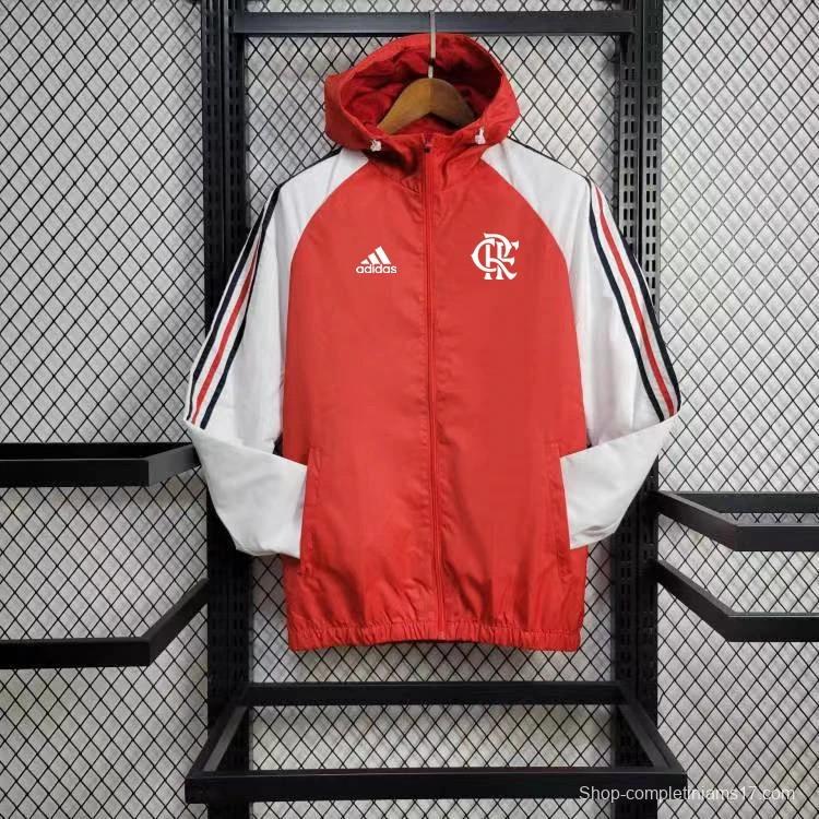 24/25 Flamengo Red Windbreaker