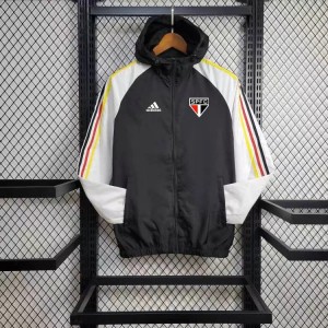 24/25 Sao Paulo Black/White Windbreaker