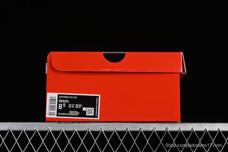 Supreme x Nike Air Force 1 '07 Low Beige Grey Casual Skate Shoes - HD1968-018