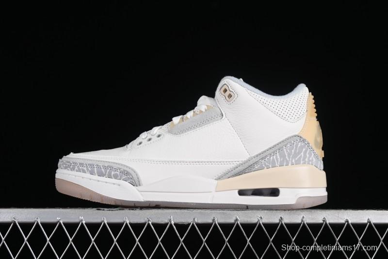 Air Jordan 3 "Craft Ivory" Ivory Full First Layer 