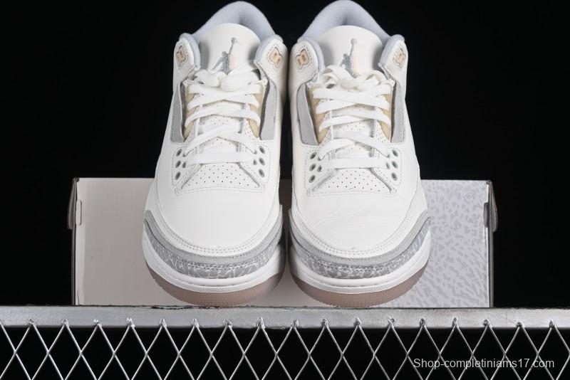 Nike Air Jordan 3 Retro Craft Ivory Sneakers - FJ9479-100