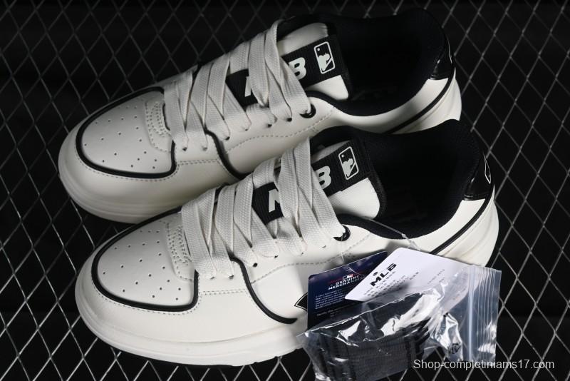 New York Yankees Chunky Liner Basic Thick Sole Platform Sneakers with 6cm Height Increase - 3ASXCA12N50WHS