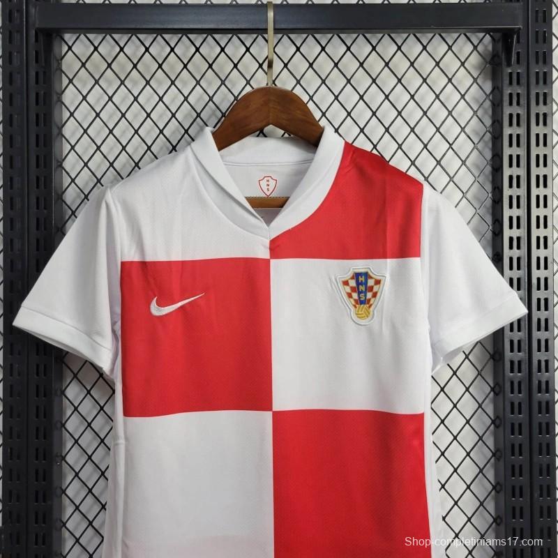 2024 KIDS Croatia Home Jersey