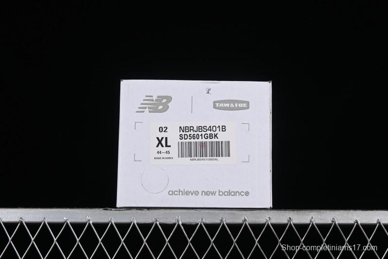 New Balance NB x TAW&TOE Collaboration Black Ultra-Soft Cloud Cushion Beach Sandals Flip Flops - SD5601GBK