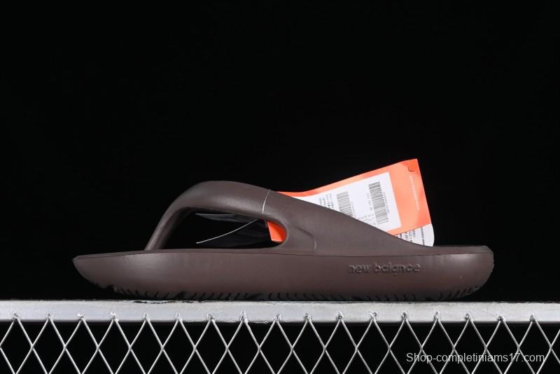 New Balance NB x TAW&TOE Co-branded Brown Ultra-Soft Cloud Cushion Beach Sandals Flip Flops - SD5601GMU