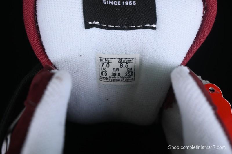 Vans Classics Knu Skool Chunky Tongue Retro Sneakers in Wine Red - VN0009QC02Y