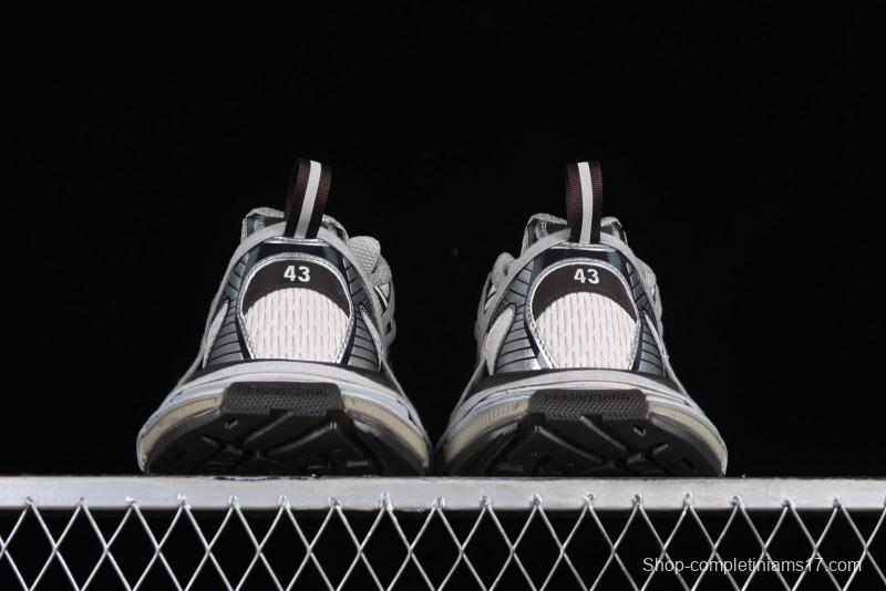 Balenciaga Phantom Sneaker 10th Generation Lace-Up Running Shoes with Transparent Heel Strap - W3XLL2097