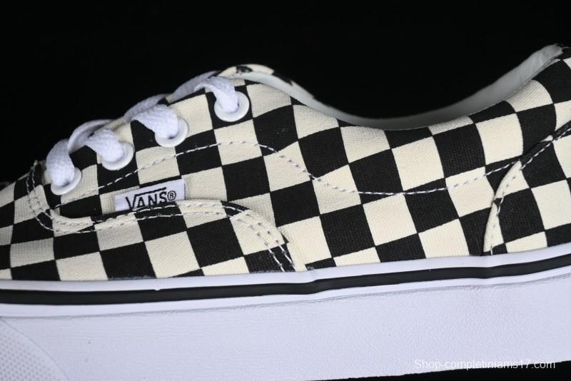 Vans Authentic Golden Coast Classic Checkerboard Slip-On Canvas Shoes - VN0A4BV4R6R