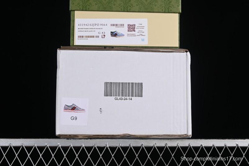 Gucci Tennis 1977 Print Sneaker Retro Casual Canvas Shoes - 02JPO9064