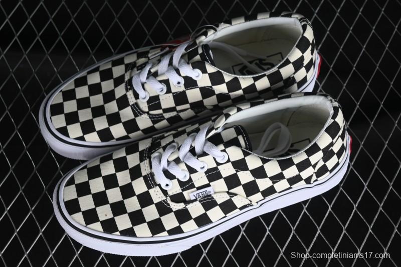 Vans Authentic Golden Coast Classic Checkerboard Slip-On Canvas Shoes - VN0A4BV4R6R