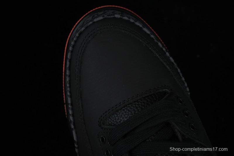 Nike Air Jordan 3 Retro "Rio" Collaboration Sneakers with Gradient Heel and J Balvin Logo - FN0344-001