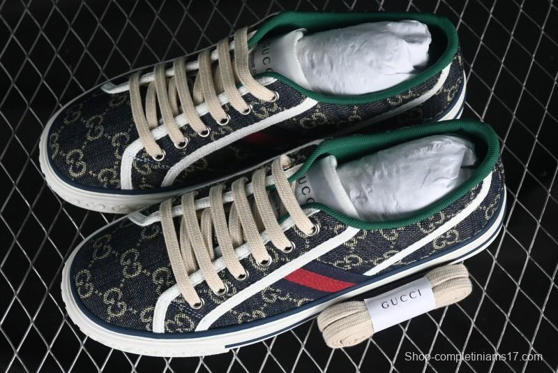 Gucci Tennis 1977 Print Sneaker Retro Casual Canvas Shoes - 02JPO9064