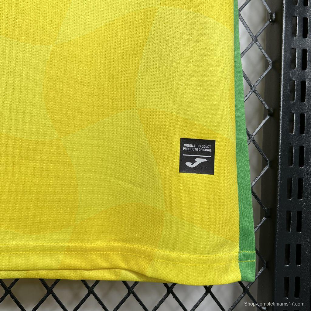 24/25 Norwich City F.C. Home Jersey
