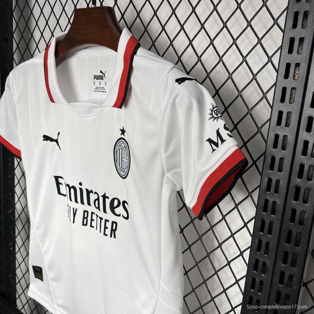 24/25 Kids AC Milan Away Jersey