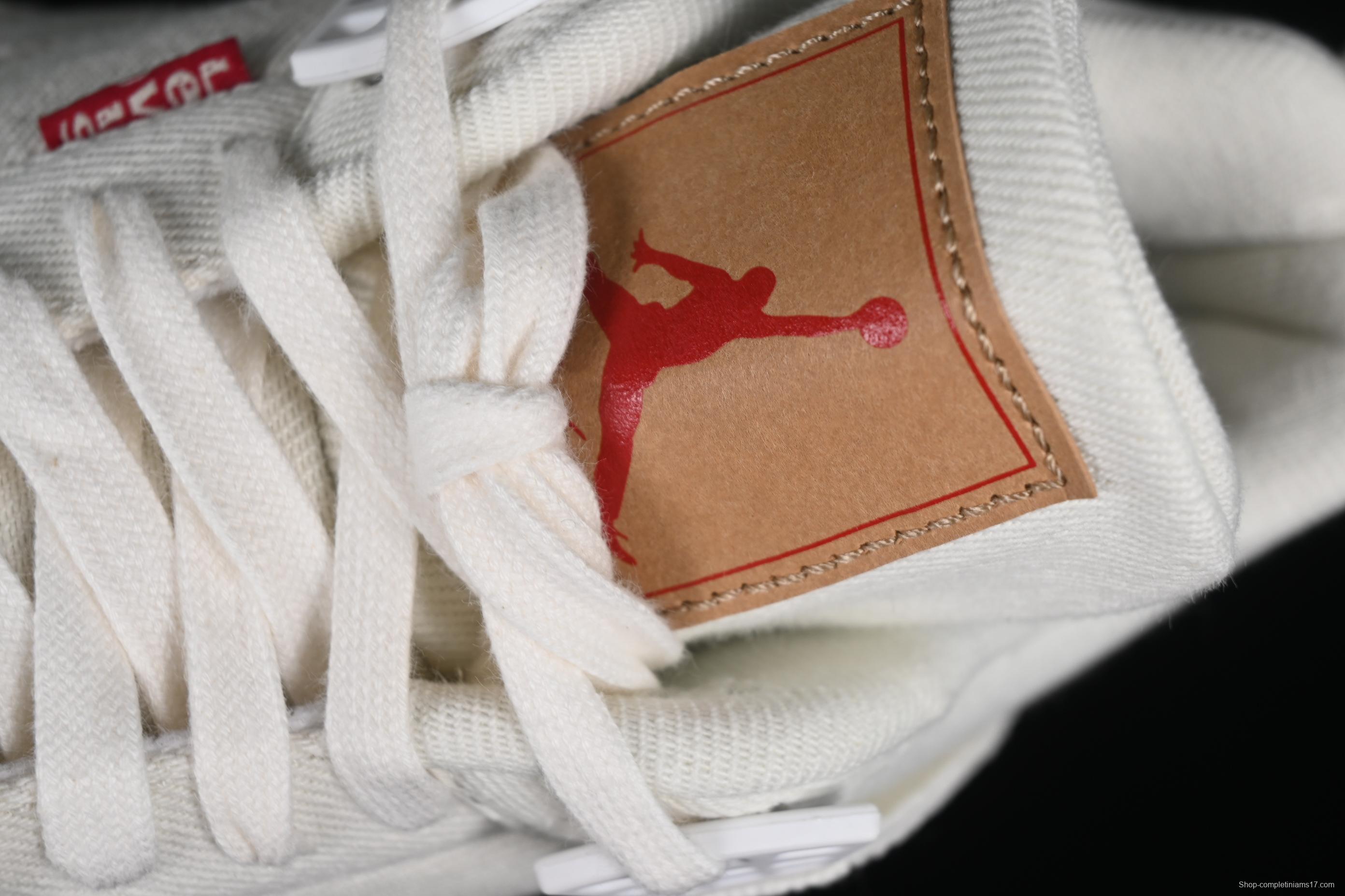 Levi's x Nike Air Jordan 4 Denim Basketball Shoes - AO2571-100