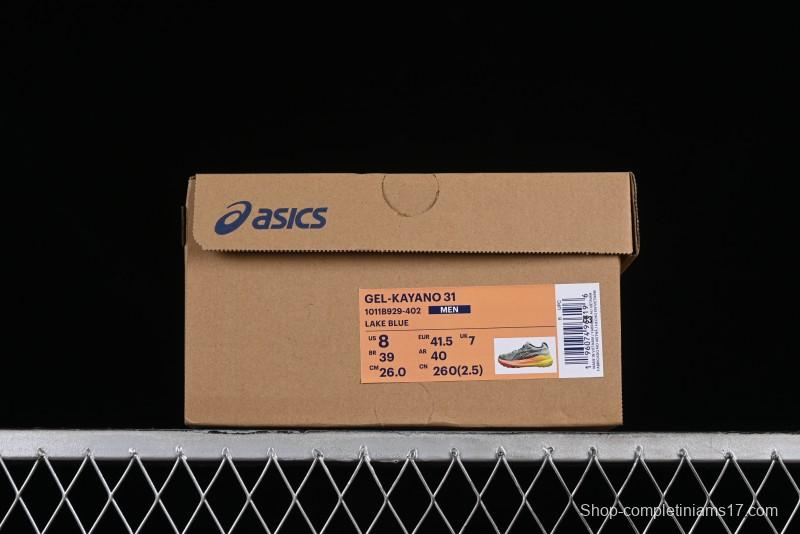 Asics Gel-Kayano 31 Running Shoes with GEL Cushioning and FLYTEFOAM BLAST Technology - 1011B929-402