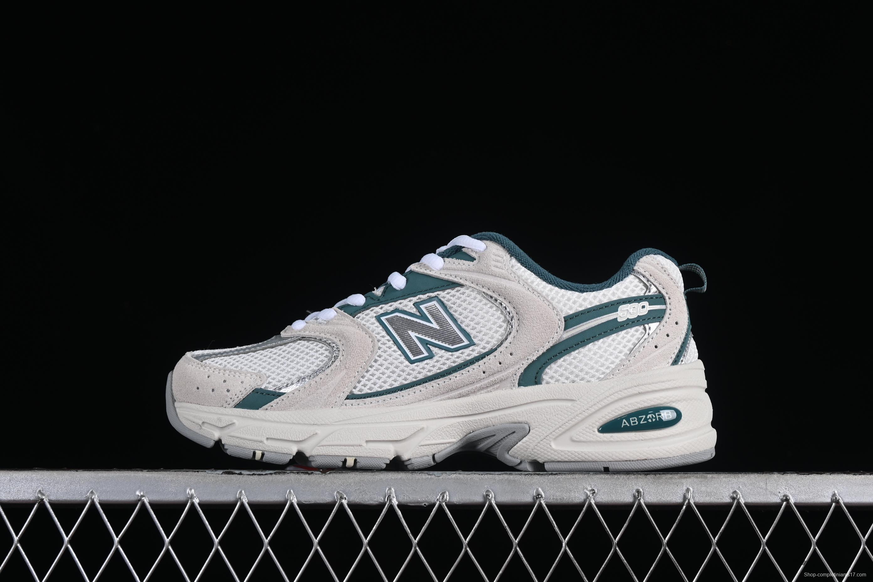 New Balance 530 Series Leather Distressed Retro Casual Running Shoes - MR530QA